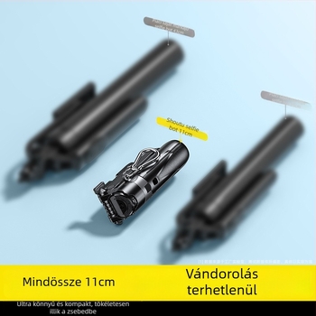 P15MINI-C Hordozható telefonos fotóállvány, alumíniumötvözet, univerzális kompatibilitás, képstabilizálás