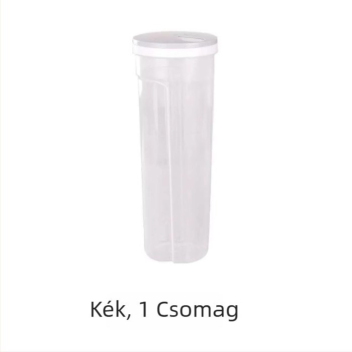 Tészta tároló doboz, műanyagból, 2L kapacitás, porálló, modern minimalista kialakítás