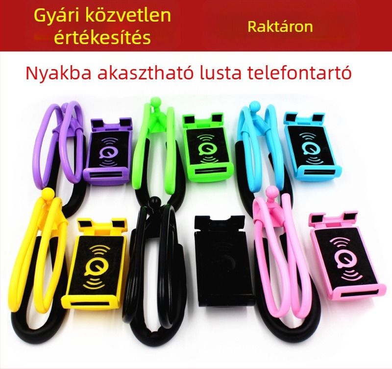 Kreatív éjjeli asztali telefon- és tabletatartó, nyakba akasztva