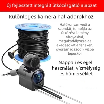 Vízalatti halfigyelő készülék HD kijelzővel, 0.6-30 m mélységtartomány, DC 10-18 V tápegység, modell F965T759579S5J