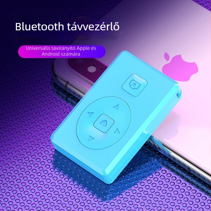G1 Vezeték nélküli Bluetooth távirányító mobil élő közvetítéshez és önarcképhez - Modell G1, Bluetooth 3.0, ABS tokozás, tömeg 15,5 g, fénykép készítés és élő közvetítés