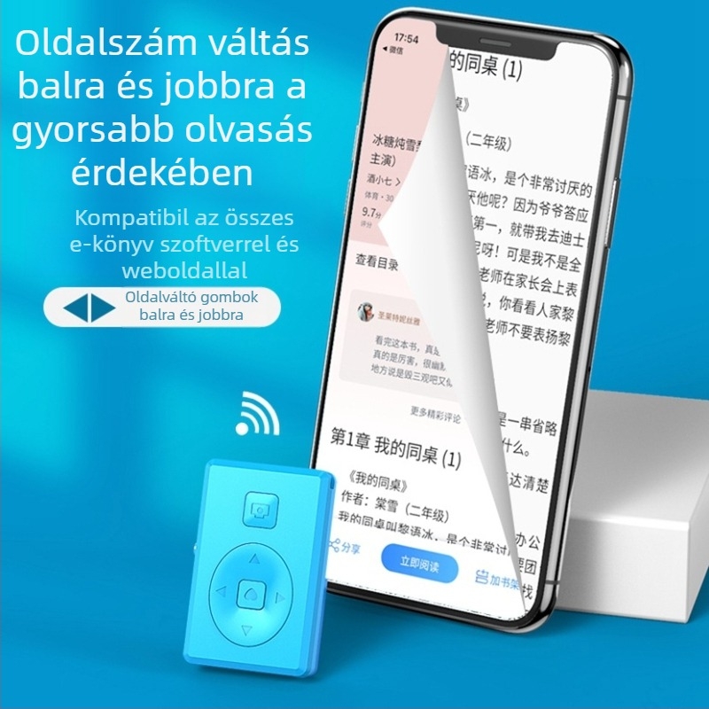 G1 Vezeték nélküli Bluetooth távirányító mobil élő közvetítéshez és önarcképhez - Modell G1, Bluetooth 3.0, ABS tokozás, tömeg 15,5 g, fénykép készítés és élő közvetítés