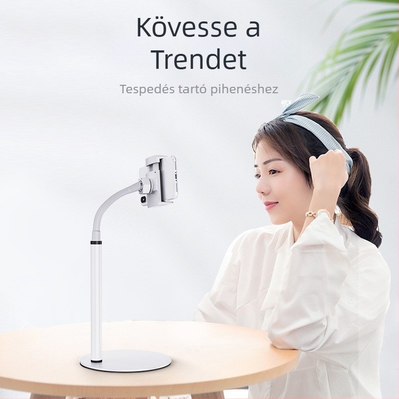Telefon és tabletához készült asztali állvány, ötvözetből, testreszabható, többfunkciós, hordozható