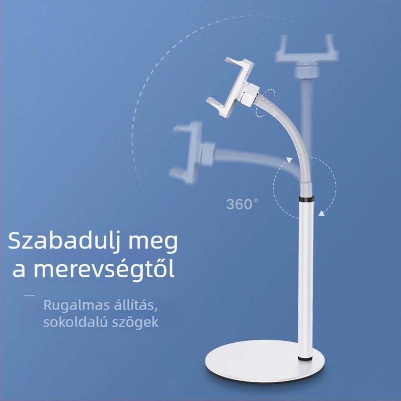 Telefon és tabletához készült asztali állvány, ötvözetből, testreszabható, többfunkciós, hordozható