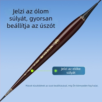 LED elektronikus úszó színt váltó világítással, nappal és éjszaka használható, hosszú dobás nagy halakhoz