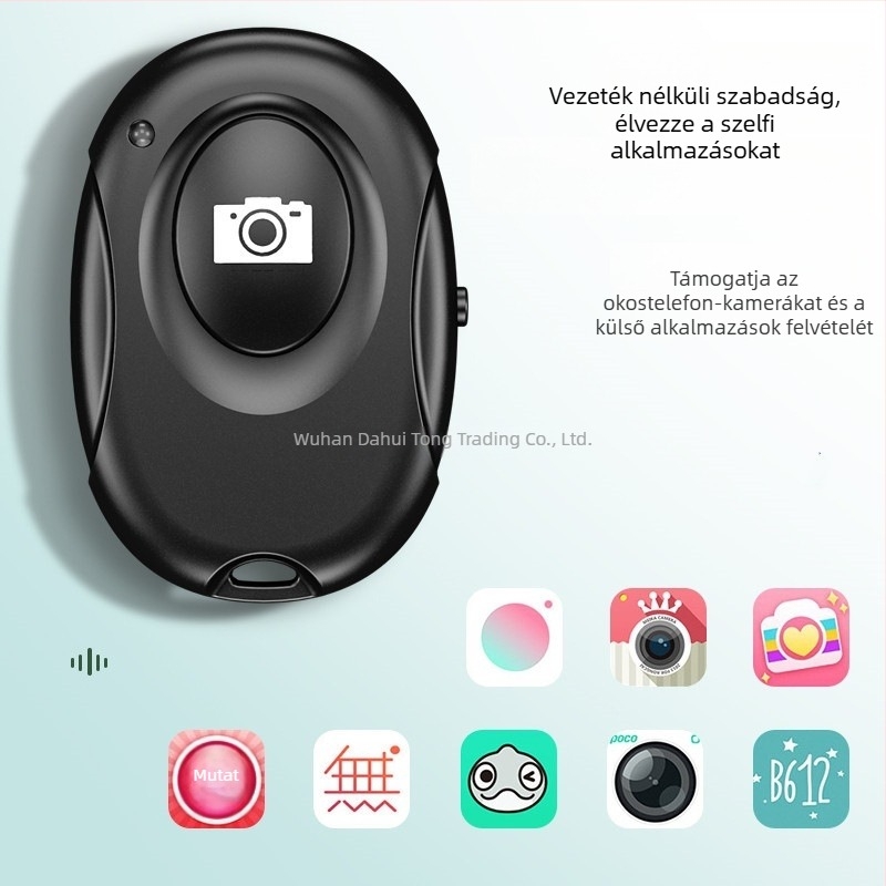Új M1 vezeték nélküli Bluetooth szelfi eszköz, Android és iOS-kompatibilis – szelfi segédeszköz távirányítós záró gombbal