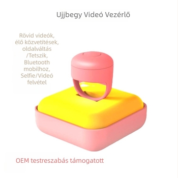 Ujjbegy vezérlő okostelefonhoz - egyérintéses vezérlés, Bluetooth 5.1, ABS, 18 g, USB töltés (modell ATG-SJL)