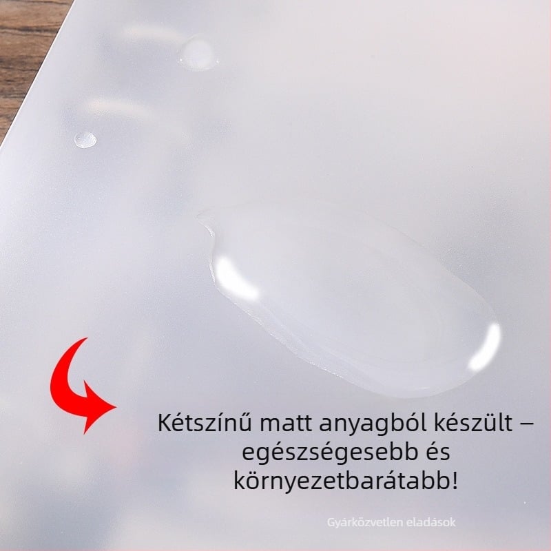Füstös matt felületű kapocs tok 4 lyukkal, Wen ke 230701, belső Dowling papír, logó nyomtatás lehetséges