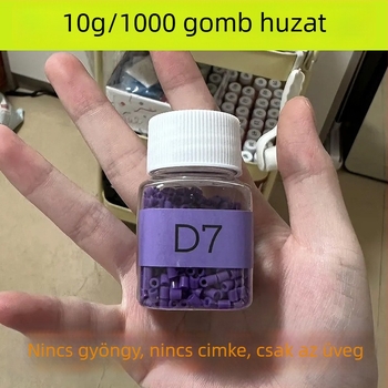 Gyöngy-tároló üveg, PET/PP, csavaros fedél, falvastagság 1 mm, testreszabás elérhető, logó nyomtatás lehetséges