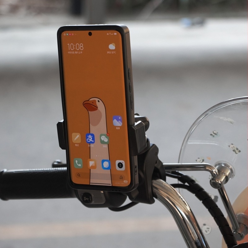 Élő közvetítéshez készült állvány forgó csiptetős tartóval, univerzális autótelefon-tartó (műanyag)