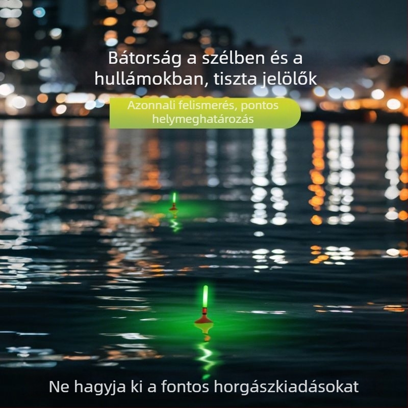 Horgászpont pozíciózó úszó - nappali/éjjeli kettős használat, PVC, márka Chuanpin Society, ár 9.8
