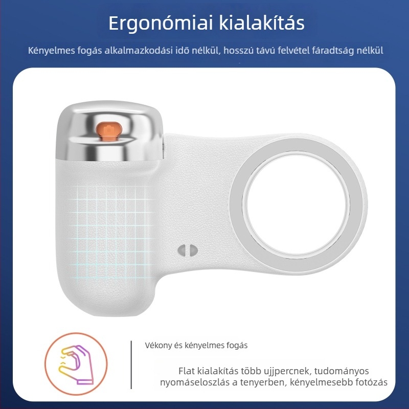 Reflect K02s Mágneses Bluetooth Selfie Pálca 3-in-1 Asztali Tartóval (ABS, 150 g, Bluetooth 5.0)