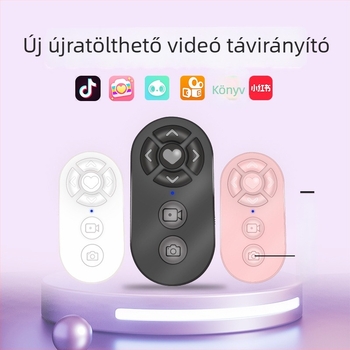 Tölthető, vezeték nélküli Bluetooth selfie távvezérlő okostelefonhoz — modell 00, ABS ház, Bluetooth 4.0, márka Tatarina