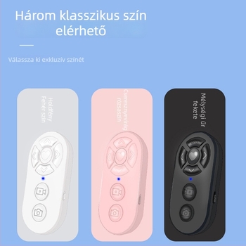 Tölthető, vezeték nélküli Bluetooth selfie távvezérlő okostelefonhoz — modell 00, ABS ház, Bluetooth 4.0, márka Tatarina