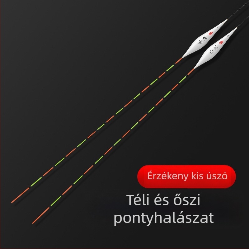 Nano anyagból készült úszó kárászhoz, nagy érzékenység, vékony farok, jéghorgászathoz és versenyzéshez