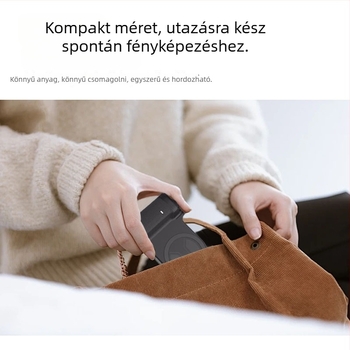 Mágneses Bluetooth telefon segéd a videózásra – egykezes használat, anti-shake stabilizálás, fej a tripodhoz Vlog-hoz, PH-30B, ABS, 95 g