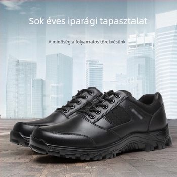Katonai kiképzésre szánt túracipő, lélegző szintetikus bőrből készült felsőrész, alacsony bokavég, csúszásmentes gumitalp, 1–3 cm-es sarok