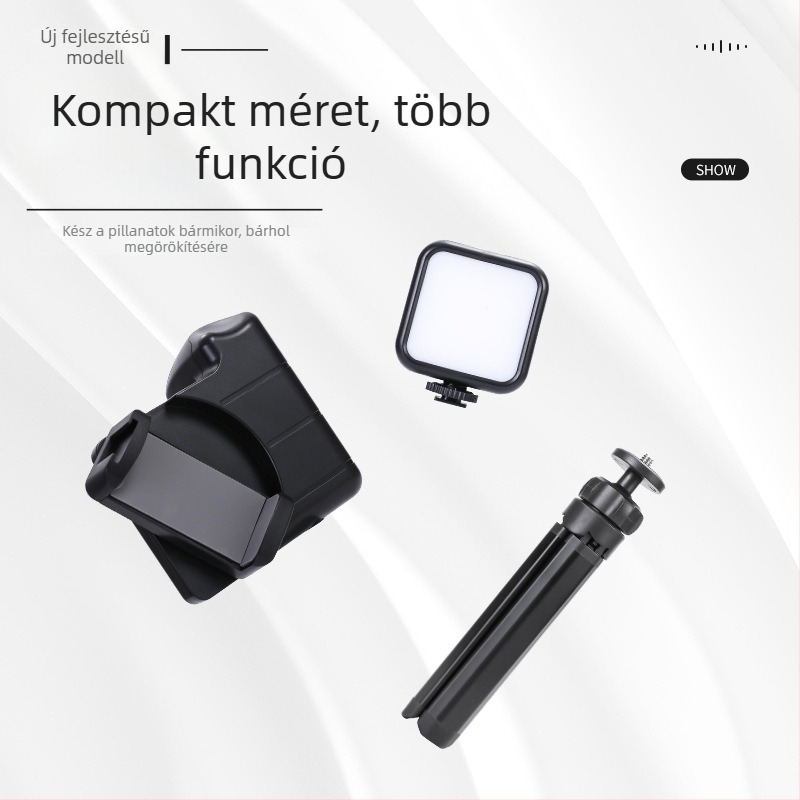 ODEN BK-CH8 Selfie bot tripod Bluetooth távirányítóval, zoom funkcióval, stabilizátorral és hordozható power bankkal