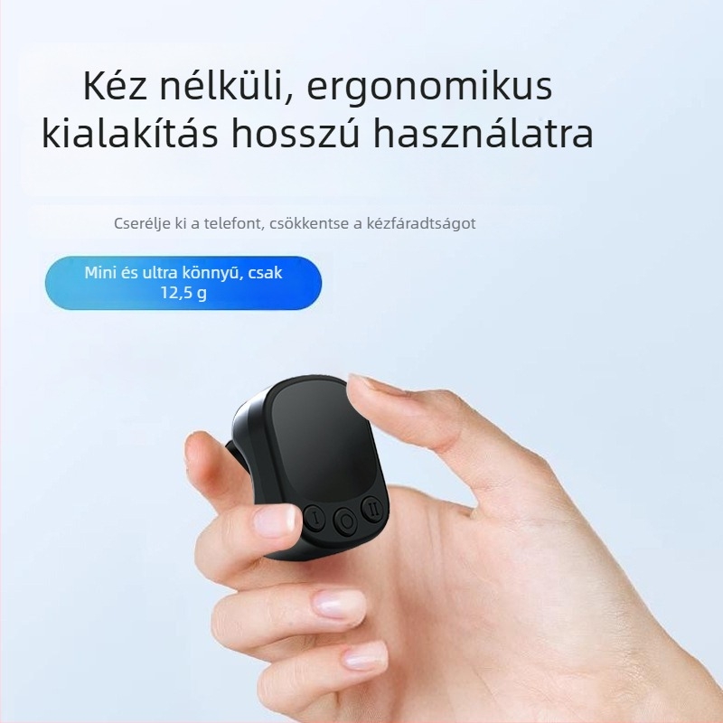 Air Mouse érintéses Bluetooth távirányító – Modell J09, Bluetooth 5.4, ABS, Tömeg 72