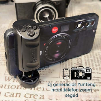 Yunteng okostelefon zoom segéd — Bluetooth 4.0 távirányító, univerzális Android/iOS kompatibilitás, ABS ház