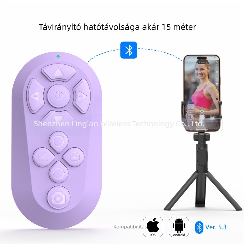 Bluetooth távirányító okostelefonokhoz és táblagépekhez érintőképernyővel