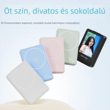 Mobiltelefonhoz készült vezeték nélküli Selfie-képernyő-tükröző eszköz — mágneses tartó, Bluetooth 4.0, Anyag: ABS + szilikon-gél + mágnes, Modell: A1.a2 a3.a4