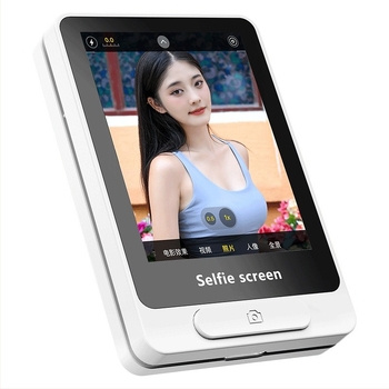 Mobiltelefonhoz készült vezeték nélküli Selfie-képernyő-tükröző eszköz — mágneses tartó, Bluetooth 4.0, Anyag: ABS + szilikon-gél + mágnes, Modell: A1.a2 a3.a4