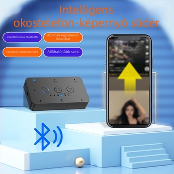 Okostelefon kijelző csúszka, vezeték nélküli kettős fej, modell U10, Bluetooth 4.0, ABS, 60 g