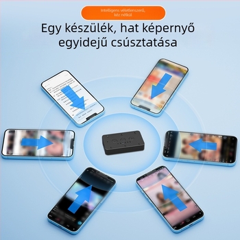 Okostelefon kijelző csúszka, vezeték nélküli kettős fej, modell U10, Bluetooth 4.0, ABS, 60 g