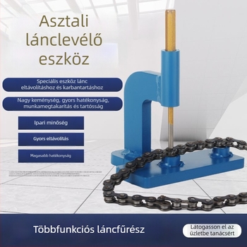 Függőleges lánclebontó eszköz, lánc szétszedő és vágó eszköz gyorskioldó mechanizmussal, termékkód 6fya2bni