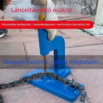 Függőleges lánclebontó eszköz, lánc szétszedő és vágó eszköz gyorskioldó mechanizmussal, termékkód 6fya2bni