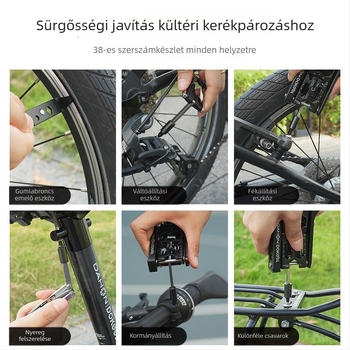 Dahon Big Line 38-in-1 Hordozható Multifunkciós Kombinált Eszköz Kerékpárjavításhoz YFDH8 (Anyag: ötvözött acél; Termékkategória: Kombinált eszköz; Márka: Dahon Big Line)