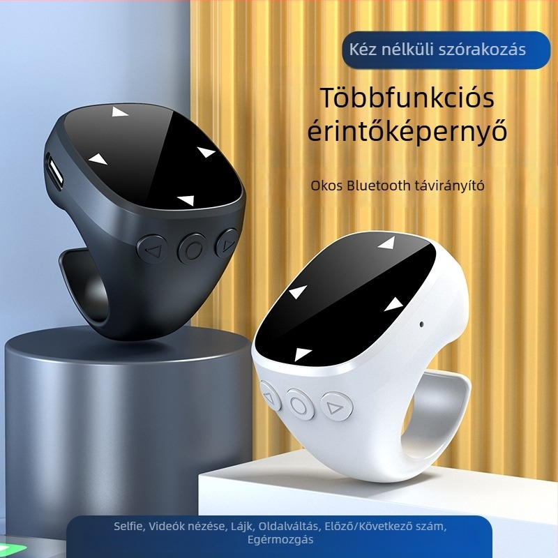Telefonos gyűrűs távirányító, JX-13, Bluetooth 4.0, műanyag test