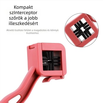 Lánc tisztító ecset kerékpárhoz és motorkerékpárhoz, négyzetes fejjel — ABS anyag, Zhuo Xuan márka, licencelt magáncímke