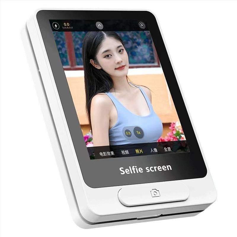 A1 hátsó selfie kijelző – Bluetooth 4.0, ABS anyag, Modell A1, Fotózási jelenet