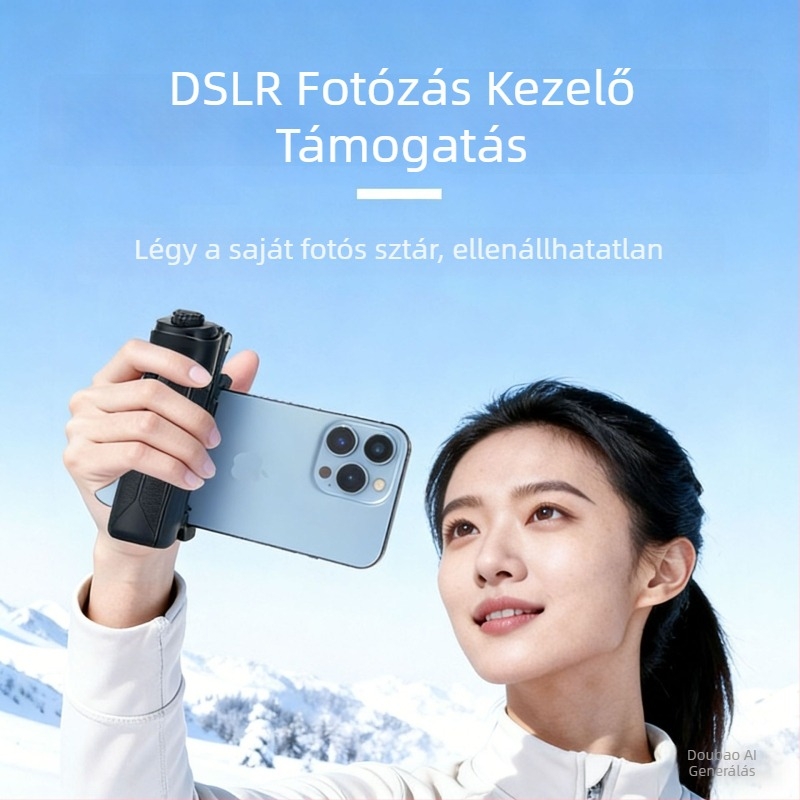 360°-os Forgatható Selfie Pálca Bluetooth Távirányítóval, Alumínium Ötvözet, Univerzális Kompatibilitás, Testreszabás