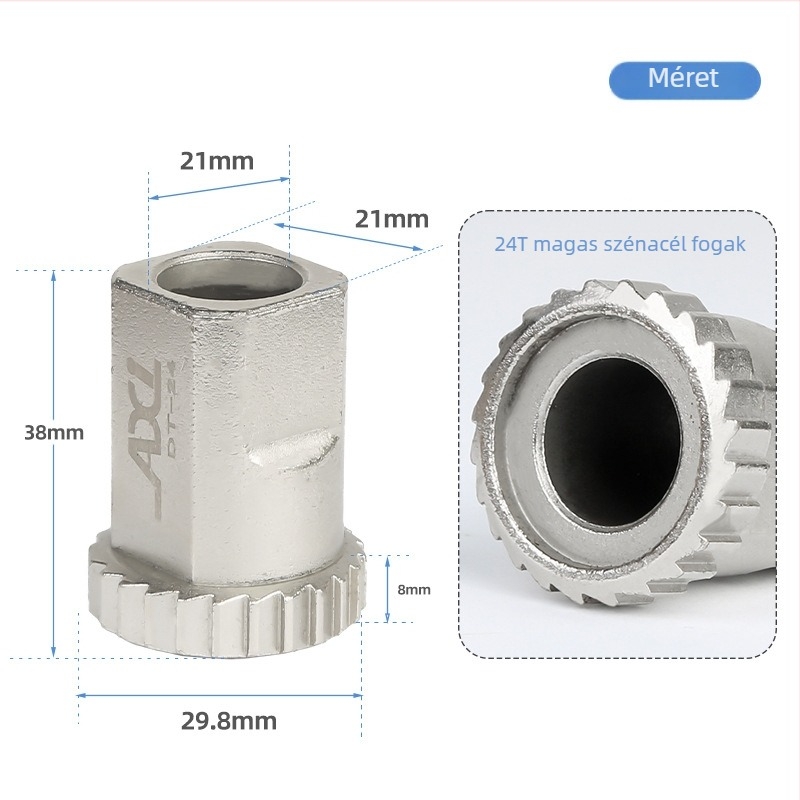 AXI DT Swiss hub DT350/DT370 szétszerelő eszköz — ratchet ring telepítés és eltávolítás, szénacél
