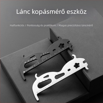 Alumíniumötvözetű kerékpárlánc kopásmérő tolómérő eszköz