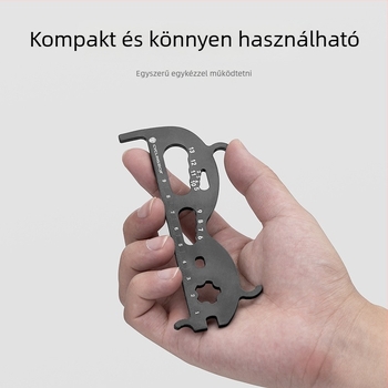 Alumíniumötvözetű kerékpárlánc kopásmérő tolómérő eszköz