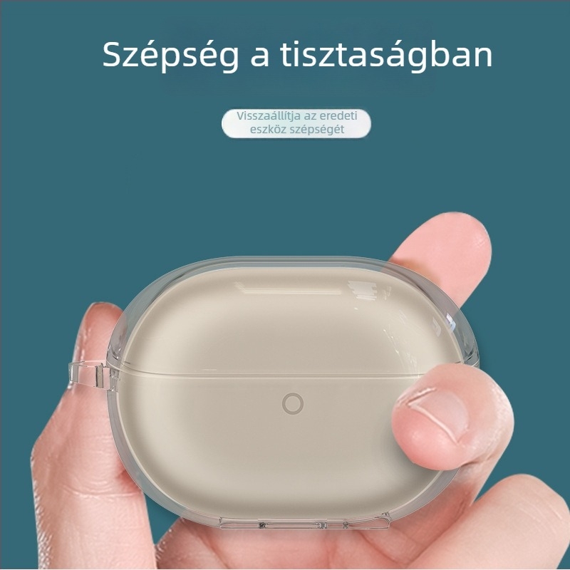 Átlátszó TPU védőtok Huawei FreeBuds Pro5-höz, puha héj, por- és esésálló