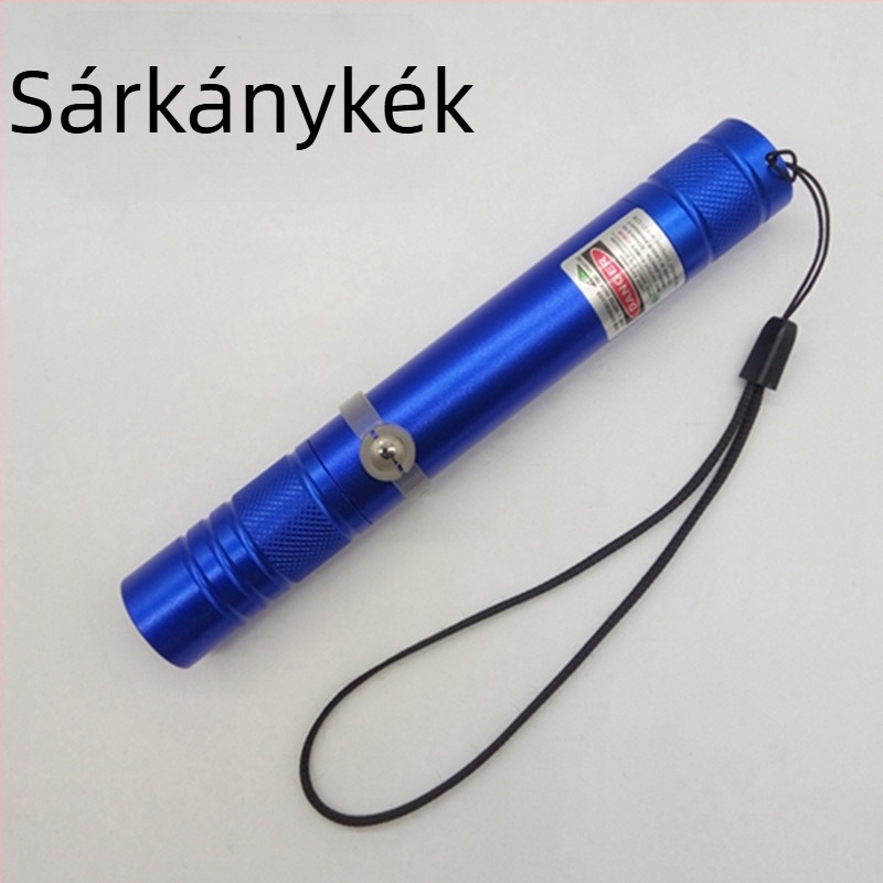 USB újratölthető lézermutató fém testtel, egypontú lézer és digitális kijelző