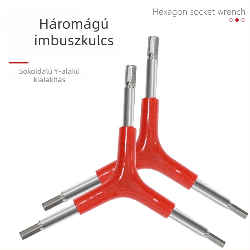 Hegyi kerékpár javító eszközök: háromágú hatszögletű imbuszkulcs 4mm/5mm/6mm