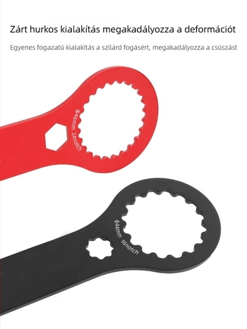 Hegyi kerékpár: Hollow-Threaded Bottom Bracket Crankset szétszereléséhez és Crank Cover Tool használatához, 44–46 mm