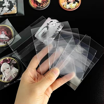 Öntapadós vastag, átlátszó tasak anime jelvényekhez és gabonatároláshoz (OPP anyag; zárási hossz 5-20 cm; öntapadó; vastagodott; átlátszó)