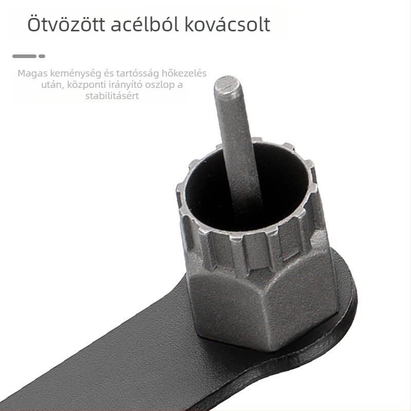 CYCLISTS Fém kerékpár flywheel szétszerelő készlet és kombinált kazetta-lánckulcs