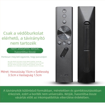 XGIMI távirányítóvédő — szilikon, teljes lefedésű puha héj, ütésálló és porálló, könnyű luxus stílus