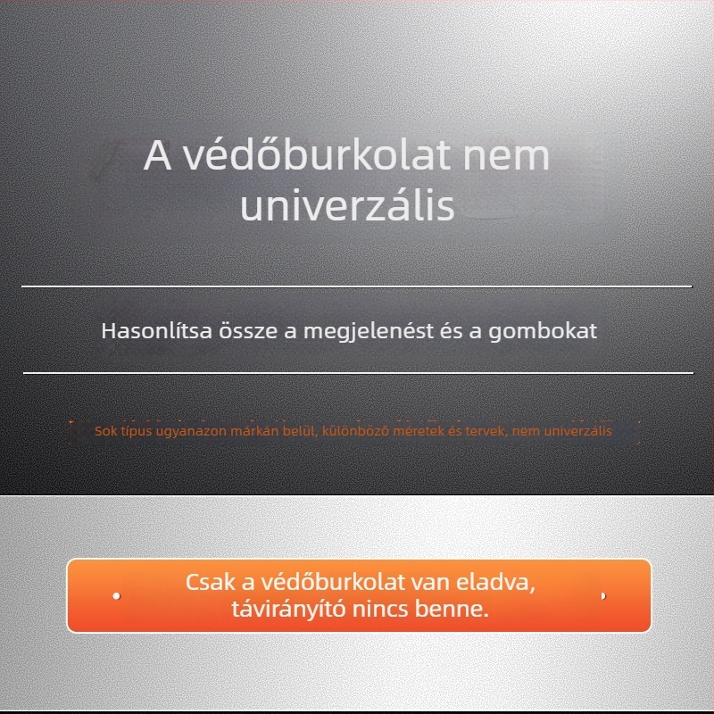 XGIMI távirányítóvédő — szilikon, teljes lefedésű puha héj, ütésálló és porálló, könnyű luxus stílus