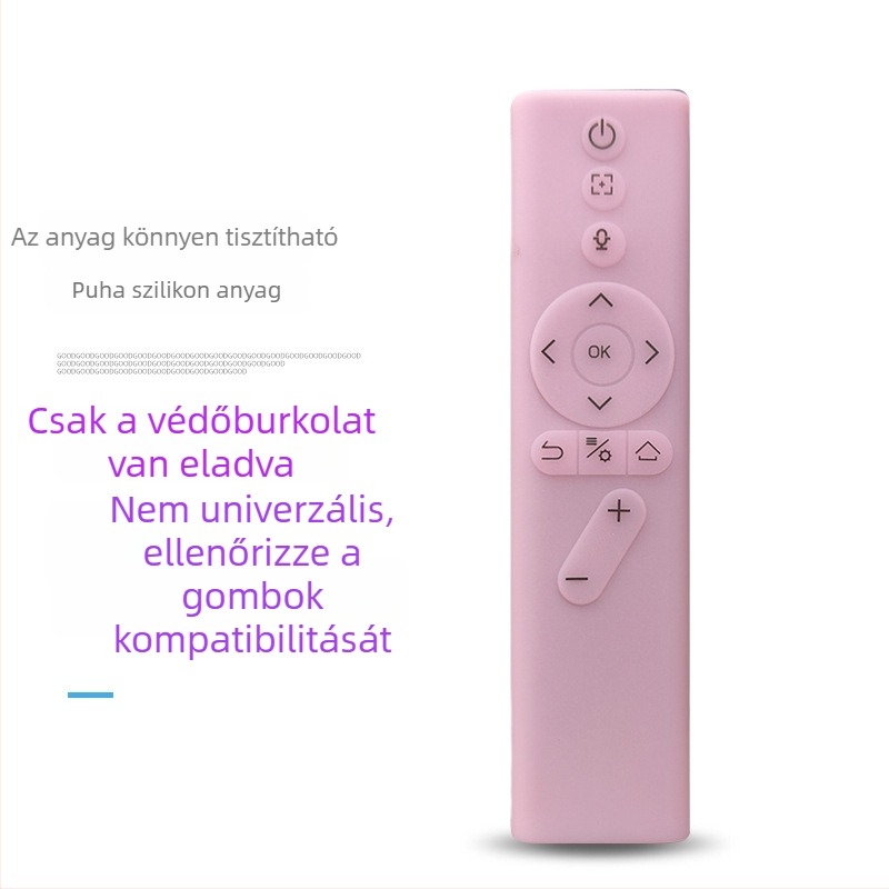 XGIMI távirányítóvédő — szilikon, teljes lefedésű puha héj, ütésálló és porálló, könnyű luxus stílus