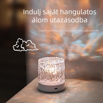 Jiuxing éjjeli lámpa beépített akkumulátorral, ≤36V, PC árnyékolóval, atmoszférikus fény, posztmodern stílus
