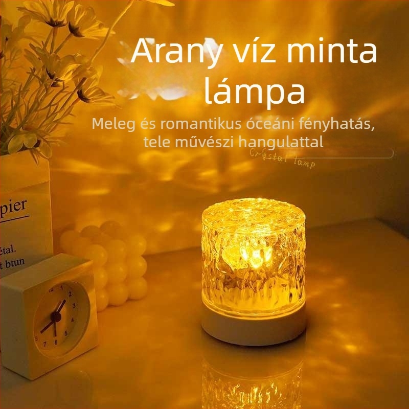 Jiuxing éjjeli lámpa beépített akkumulátorral, ≤36V, PC árnyékolóval, atmoszférikus fény, posztmodern stílus